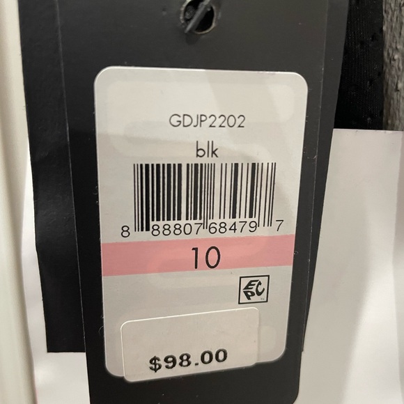 Guess NWT Black Illusion Back‎ Textured Dress. Size 10. Bust 36” waist 29” - Picture 7 of 11